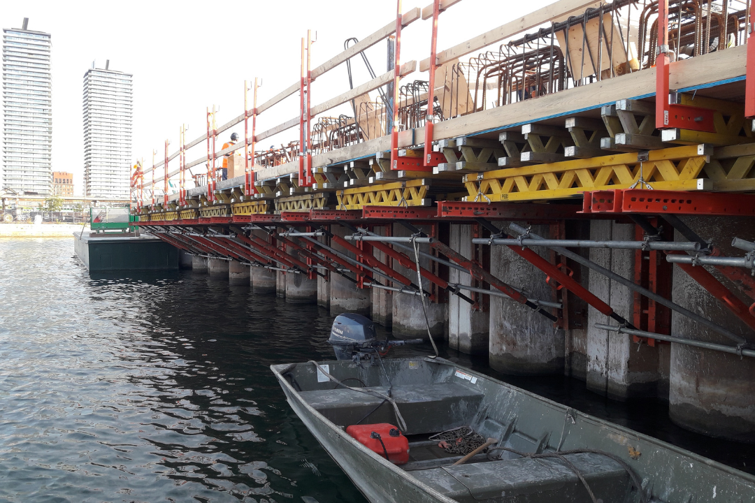 Shoreline Wharf Wall Construction